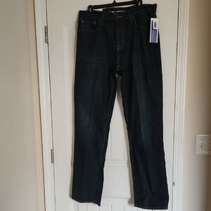 Old Navy Men's Dark Indigo Straight Jeans